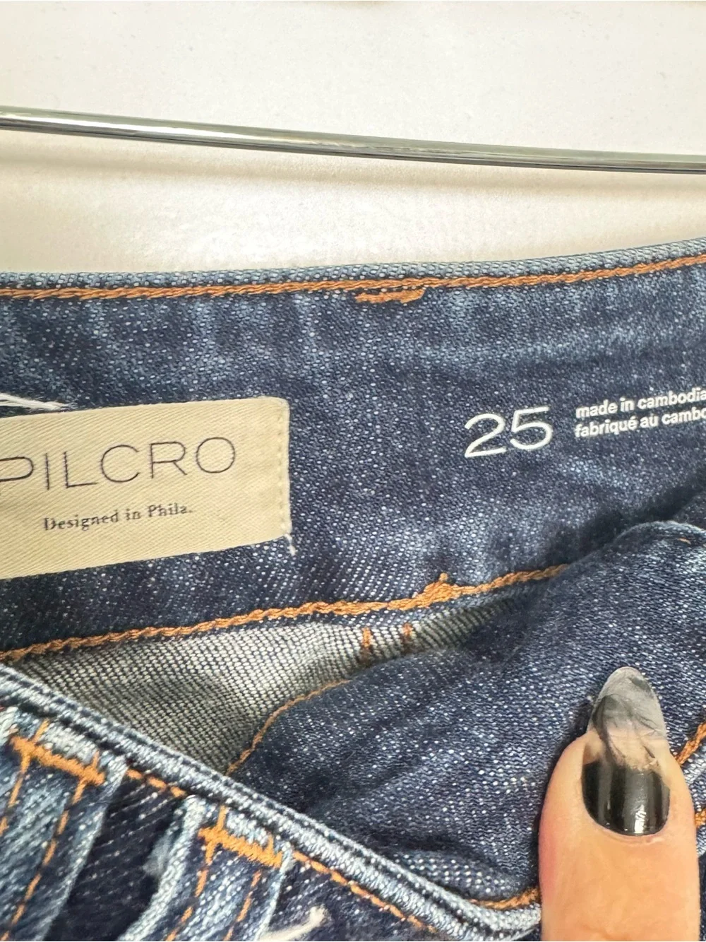 Pilcro The Skipper Seamed High-rise Crop Wide Leg Jeans - Picture 11 of 11